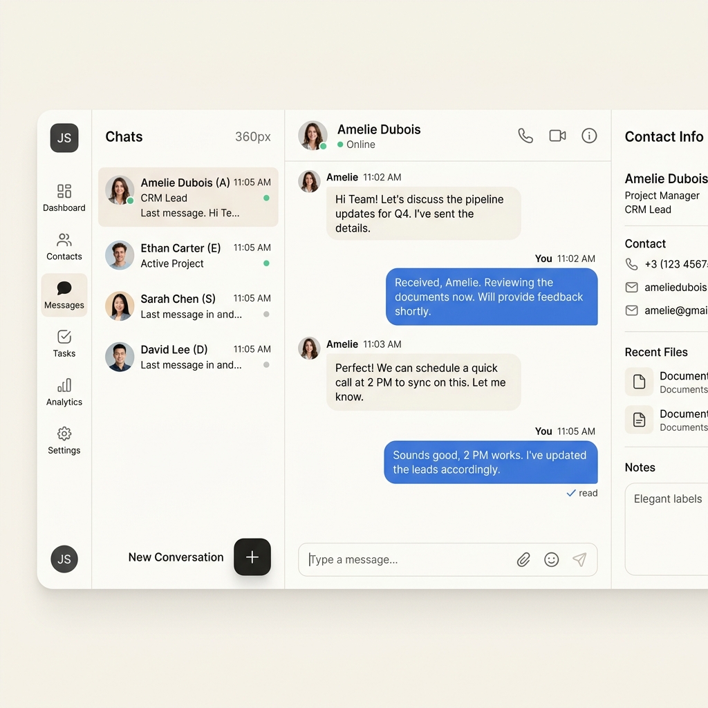 Plataforma de Mensajería y CRM